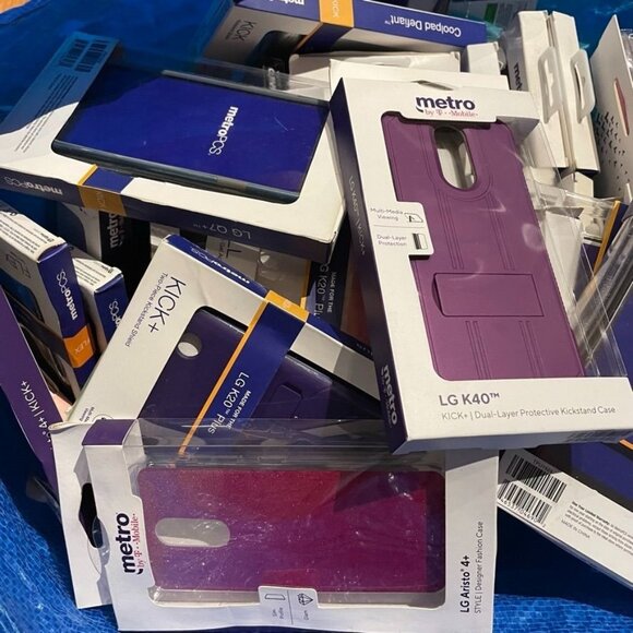 Lot 60 Plus New LG Phone Casses Covers Mixed Models Colors New Opened - Picture 1 of 8